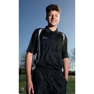 Precision Ultimate Moisture Management Polo Black/Silver 26-28