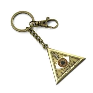 Triangle Eye Keyring