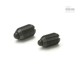 ELESA Bolt spring plunger-GN 615.1-M10-BS
