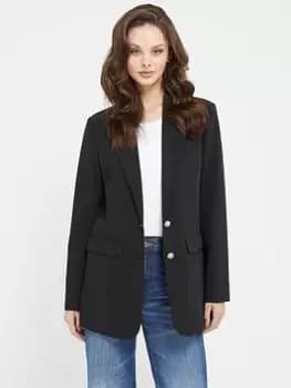 Guess Carla Blazer - Jet Black, Size L, Women