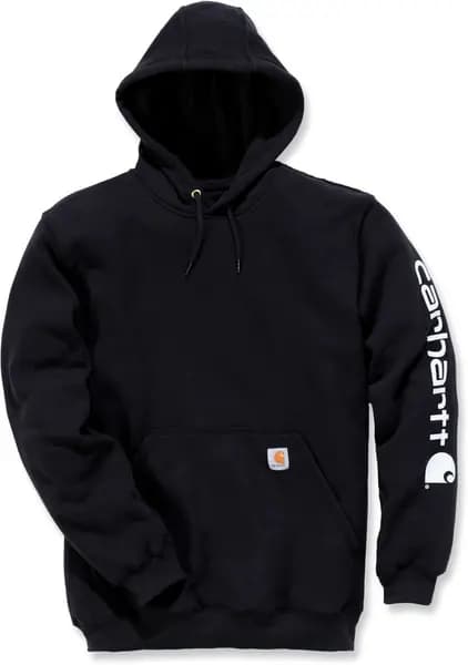 Carhartt Midweight Sleeve Logo Hoodie, black, Size 2XL