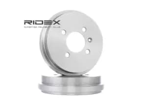 RIDEX Brake Drum VW 123B0046 6X0609617 Rear Brakes,Drum Brake