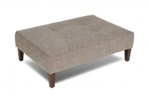 Linea Paris Button Footstool