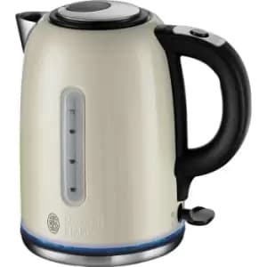 Russell Hobbs 20461 Buckingham Quiet Boil 3000W 1.7L Jug Kettle - Cream
