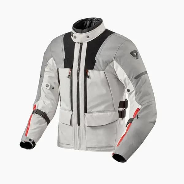 REV'IT! Offtrack 2 H2O Jacket Light Gray Silver Size 2XL