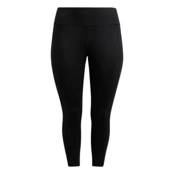 adidas Yoga Studio 7/8 Tights (Plus Size) Womens - Black