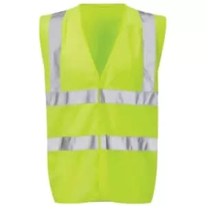 HVW03 Immortal Black Knight Hi-vis Waistcoat Yellow (L)