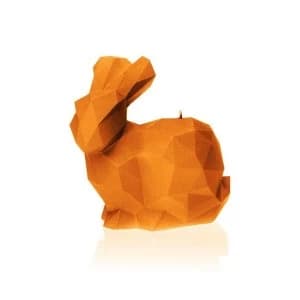 Orange Large Rabbit Candle