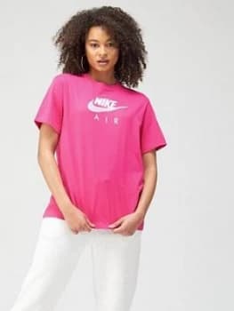 Nike NSW Air T-Shirt - Pink Size M Women