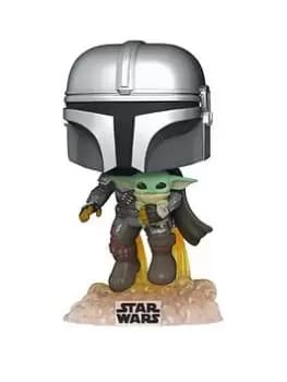Pop! Pop Star Wars: The Mandalorian- Mando Flying W/Jet Pack