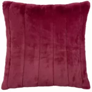 Empress Faux Fur Cushion Ruby, Ruby / 45 x 45cm / Cover Only