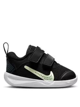 Nike Omni Infants Unisex Trainers, Black/Yellow, Size 5.5