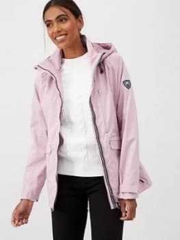 Trespass Voyage Waterproof Jacket - Pink, Size 2XL, Women