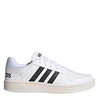 adidas Hoops 2.0 Classic Mens Basketball Shoes - White/Black