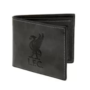 Liverpool FC Faux Suede Wallet (One Size) (Black)
