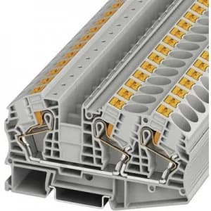 Push In Durchgangs terminals PIT PT 16 TWIN N Phoenix Contact Grey