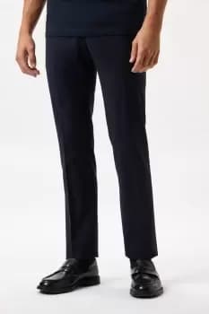Mens Slim Fit Navy Performance Suit Trousers