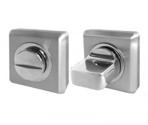 LocksOnline Square Bevelled Bathroom Door Lock Set