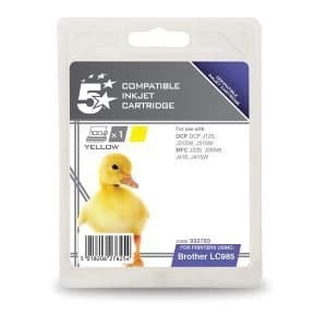 5 Star Office Brother LC985 Yellow Inkjet Cartridge