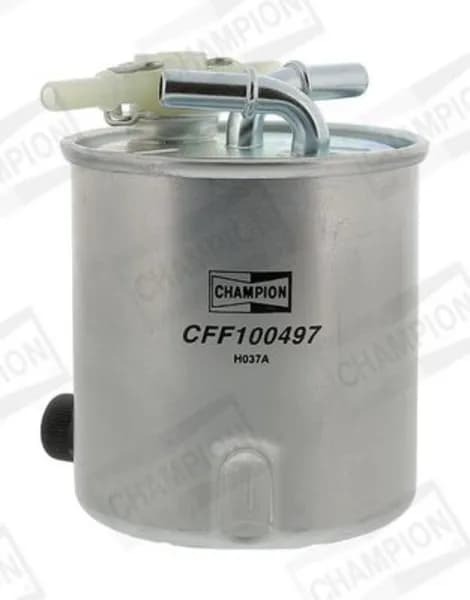CHAMPION Fuel Filter without connection for water sensor CFF100497 RENAULT,NISSAN,KOLEOS (HY_),Qashqai / Qashqai +2 I (J10, NJ10),X-TRAIL (T31)