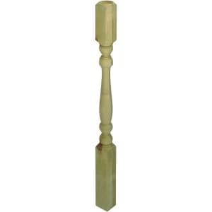 Wickes Colonial Deck Post - Green 83 x 83mm x 1.19m