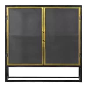 Gallery Interiors Castro Drinks Cabinet Black