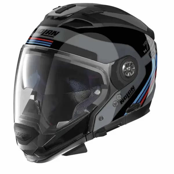 Nolan N70-2 GT 06 Jetpack N-C066 Slate Grey Black Blue Red Multi Helmet Size XL