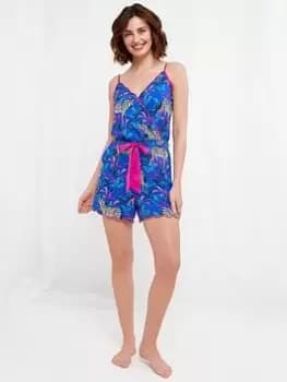 Joe Browns Boutique Zebra Playsuit -multi, Multi, Size 12, Women