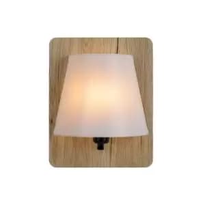 Lucide Idaho Modern Wall Light 1xE14 Light Wood