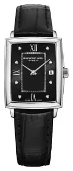 Raymond Weil 5925-STC-00295 Womens Toccata Black Leather Watch