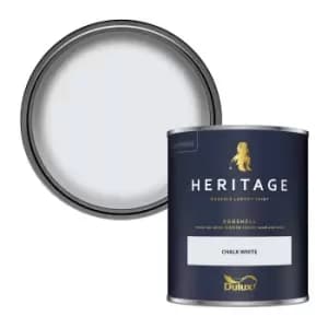 Dulux Heritage Chalk White Eggshell Paint 750ml
