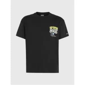 Tommy Jeans Tjm Homegrown Daisy Tee - Black