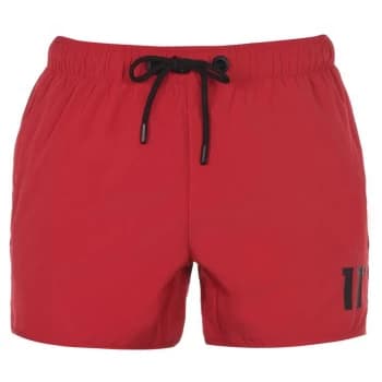 11 Degrees Core Swim Shorts - Ski Patrol Red