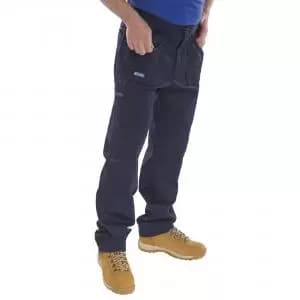 Beeswift Action Work Trousers Navy Blue 30S AWTN30S