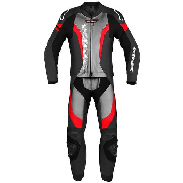 Spidi Laser Touring Two Piece Racing Suit Red Black 48