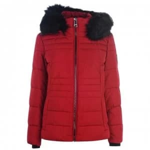 DKNY Short Padded Jacket - Red