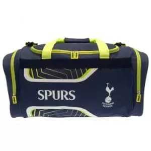 Tottenham Hotspur FC Flash Holdall (One Size) (Navy Blue/White/Lime Green)