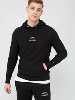 Tommy Hilfiger Basic Embroidered Hoodie - Black