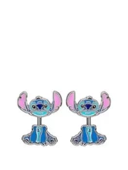 Disney Lilo And Stitch Blue And Purple Costume Enamel Earrings