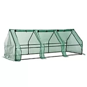 OutSunny Greenhouse Outdoors Waterproof Green 900 mm x 2700 mm x 900 mm