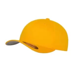 Flexfit Wooly Combed Cap (L-XL) (Gold/Silver)