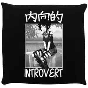 Tokyo Spirit Introvert Filled Cushion (One Size) (Black/White) - Black/White
