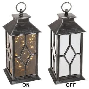 Eternal Firefly Lantern Black & Silver