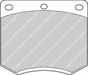 Ferodo FDB167 Brake Pad Set Front Axle Premier Car
