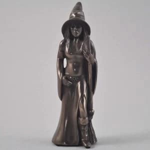 Bronze Witch Figurine 14cm (Small)