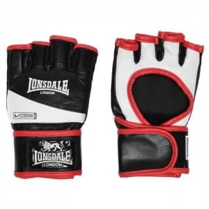 Lonsdale Pro MMA Fighting Gloves Adults - Black