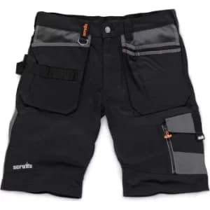 Scruffs Mens Trade Shorts Black 30"