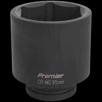 Sealey 1" Drive Deep Hexagon Impact Socket Metric 1" 95mm