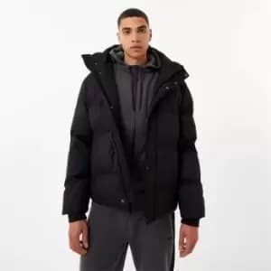 Everlast Logo Puffer Jacket - Black