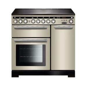 Rangemaster EDL90EIIVC 117320 Encore Deluxe 90cm Induction Range Cooker IvoryChrome